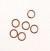 Anellino tondo apribile 7x1 mm.