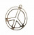 Ciondolo a forma di simbolo della Pace 23 mm.