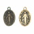 Ciondolo a forma di medaglia ovale con Madonna 17x10mm.