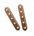 Distanziatore piatto per 5 fili 31x6 mm.