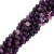 Filo di perle in vetro tondo , diametro 4 mm., colore AGATA AMETISTA SFUMATO