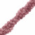 Filo di pietre dure tonde Sfaccettate, diametro 10 mm., colore Quarzo Rosa
