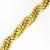  Filo di Cubi Ammaccati in Ematite, 4x3,5 mm