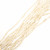 Filo Perle di Fiume irregolari, misura 4X24mm Colore Bianco Perlato