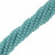 Filo di Cipollotti in Cristallo, 3,5x2,5mm., colore TURCHESE SCURO