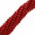 Filo di Cipollotti in Cristallo, 3,5x2,5mm., colore ROSSO SCURO LISTRATO