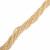 Filo di Cipollotti in Cristallo, 3,5x2,5mm., colore NOCCIOLA LISTRATO