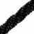 Filo di Cipollotti in Cristallo, 4x3 mm., colore NERO