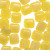 Quadro piatto smussato, 12 mm., Giallo opaco