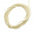 Cordoncino in cotone cerato, spessore 1 mm, colore Avorio