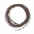 Filo di nylon, spessore 0,6 mm., per infilare perle, colore FANGO