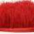 Passamaneria con Piume, altezza 10-12 cm., colore ROSSO