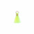Nappina in Cotone, lunga 13 mm. circa, colore GIALLO FLUO