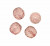 Mezzo cristallo colore Rosa antico macchiato trasparente