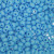 Conteria in vetro, 3x2 mm., colore Azzurro