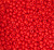 Conteria in vetro, 3x2 mm., colore Rosso