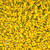 Conteria in vetro, 4x3 mm., colore Giallo con righe Verde Oliva