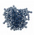 Conteria in vetro, 5x3,5 mm., colore AZZURRO SCURO