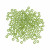 Conteria in vetro, 5x3,5 mm., colore Verde Chiaro Perlato