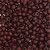 Conteria in vetro, dimensione variabile 4-5x3-3,5 mm., colore Marrone Scuro