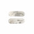 Piastra per bracciale con scritta "I GIVE YOU MY LOVE", 40x13 mm. in Argento 925