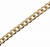 Catena grumetta piatta, in alluminio, dimensione anello 7x9 mm.