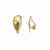 Clips a Goccia martellata, larga 9 mm., lunga 15 mm.