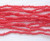 Conteria mignon per torciglioni o altro, 6 fili, color rosso corallo opaco