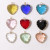 Ciondolo composto da castone e gemma a Cuore incastonata, 18x22 mm