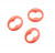 Elemento marinaro ovale apribile, componibile per catena, in resina, color Rosa acceso
