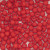 Confezione da 150 pezzi di Palline lisce opache in resina, da 4 mm., colore ROSSO
