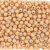 Confezione da 150 pezzi di Palline lisce opache in resina, da 4 mm., colore Crema