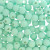 Confezione da 80 pezzi di Palline lisce opache in resina, da 6 mm., colore Verde Acqua