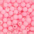 Confezione da 80 pezzi di Palline lisce opache in resina, da 6 mm., colore Rosa Chiaro