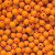 Confezione da 80 pezzi di Palline lisce opache in resina, da 6 mm., colore Arancione Caldo