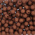 Confezione da 80 pezzi di Palline lisce opache in resina, da 6 mm., colore Copper