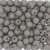 Confezione da 80 pezzi di Palline lisce opache in resina, da 6 mm., colore Grigio Topo
