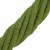 Filo di rondelle in pasta polimerica, 6x1 mm., lunghezza filo 40-41 cm., colore VERDE OLIVA