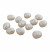 Perla di fiume irregolare, misura 11x8 mm. circa, colore BIANCO