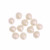 Perla di fiume tonda irregolare, misura 5x6 mm. circa, colore BIANCO