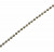 Catena a palline, in acciaio, spessore 2 mm.