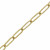 Catena rettangolare sottile, in Acciaio, 11x4 mm., spessore anello 1 mm.