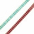 Catena strass Gemma rettangolare misura 5.5x2.3mm