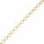 Catena strass, con Perle Bianche, base in metallo colore ottone