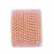 Catena strass, con cristalli colore LIGHT PEACH opale, con eff. cangiante, base in Ottone colore Argentato Rodio