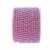 Catena strass, con cristalli colore VIOLA CHIARO opale, con eff. cangiante, base in Ottone colore Argentato Rodio