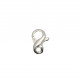 Moschettone a forma di "8", 11x8 mm. Argento 925