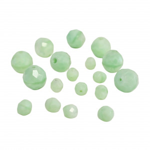 Mix Mezzi Cristalli colore Verde Menta