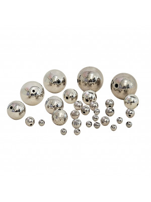 Mix Perline in Resina colore ARGENTO