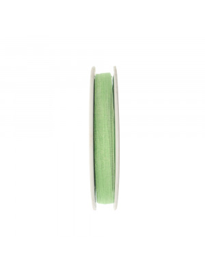 Organza, alta 6 mm., colore Verde Chiaro